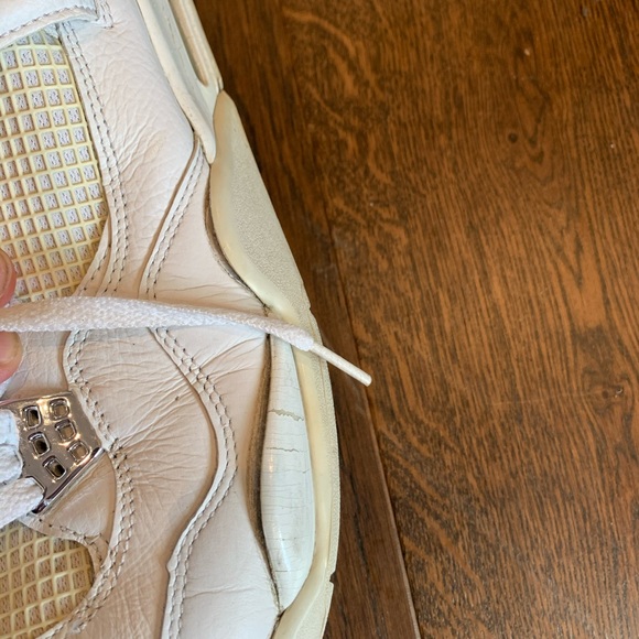 Original white Jordan 4 sneakers men’s sz 12 - Picture 4 of 6